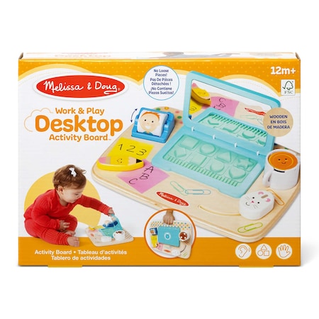 Melissa & Doug Work & Play Desktop Activity Board 30753